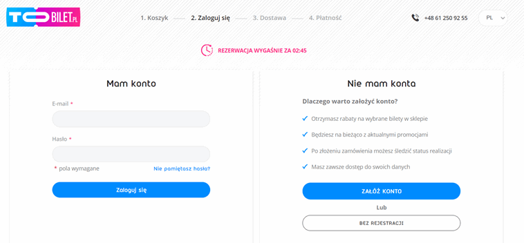 konto na ToBilet